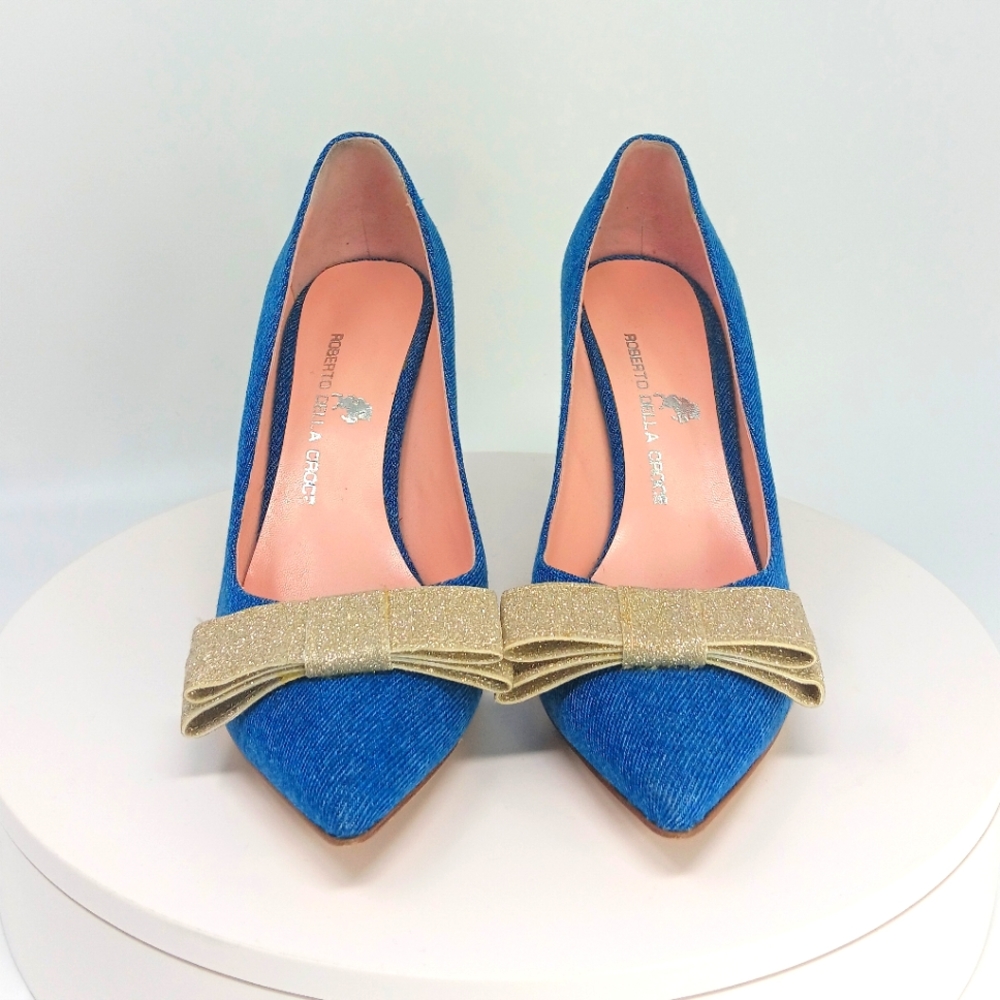 Roberto Croce Denim Pump